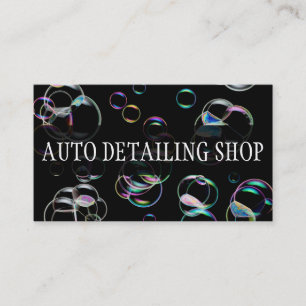 BUBBLES AUTO DETAILING AUTO REPARAIR VISITEKAARTJE