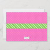 Bubbles Birthday Party Kaart (Achterkant)