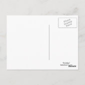 Bubbles blue mermaid Briefkaart (Achterkant)