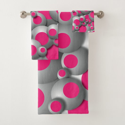 Bubbles bouillonnants rose chaud (En situation)