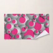 Bubbles bouillonnants rose chaud (Serviette à main)