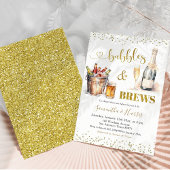 Bubbles & Brews Couple Show Invitation