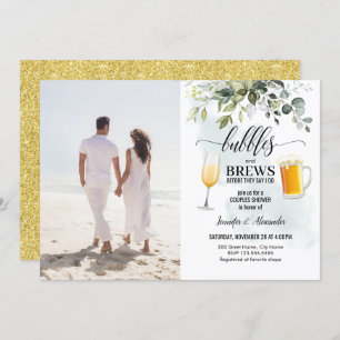Bubbles & Brews Couples Shower Kaart