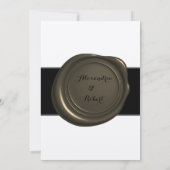 Bubbles & Brews-koppels bruiloft Kaart (Achterkant)