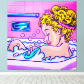 BUBBLES CANVAS AFDRUK (Insitu (Houten vloer))