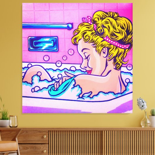 BUBBLES CANVAS AFDRUK (Insitu (Woonkamer))