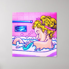 BUBBLES CANVAS AFDRUK