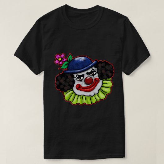 Bubbles de Kloon van Creepy | Halloween Fun T-shirt (Design voorkant)