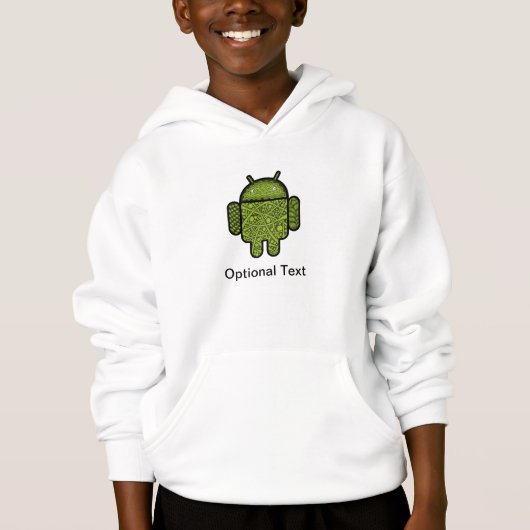 Bubbles Doodle Character voor de Android™-robot (Voorkant)