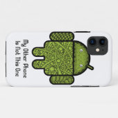 Bubbles Doodle Character voor de Android™-robot Case-Mate iPhone Case (Achterkant (horizontaal))
