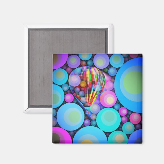 Bubbles en ballon magneet (Voorkant / Achterkant)