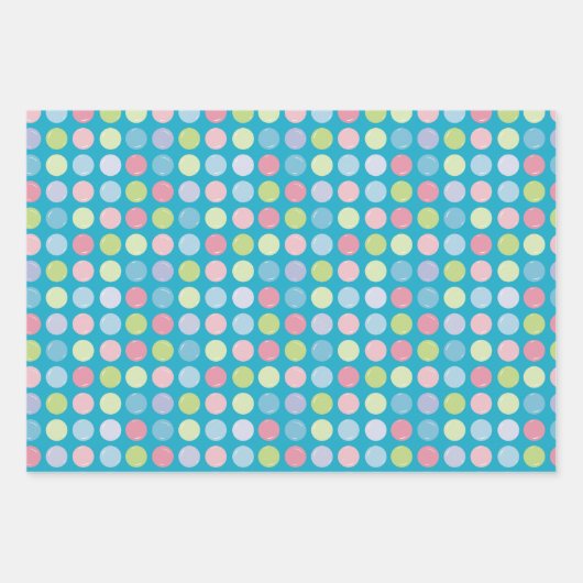 Bubbles en vriendinnetjes die papier van Karla pak Inpakpapier Vel (Voorkant 2)