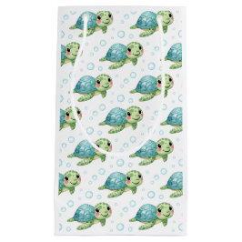 Bubbles & Fins Children's Birthday Turtle Klein Cadeauzakje