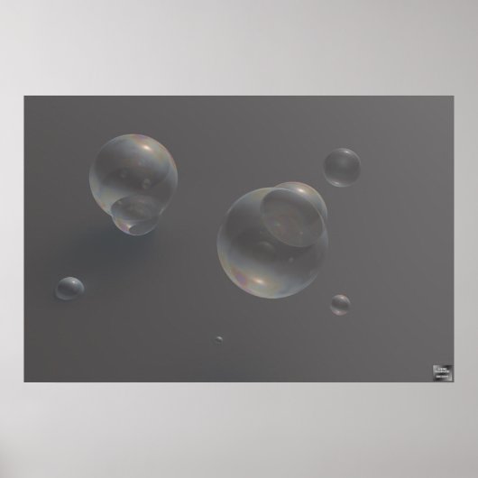 Bubbles I Poster (Voorkant)
