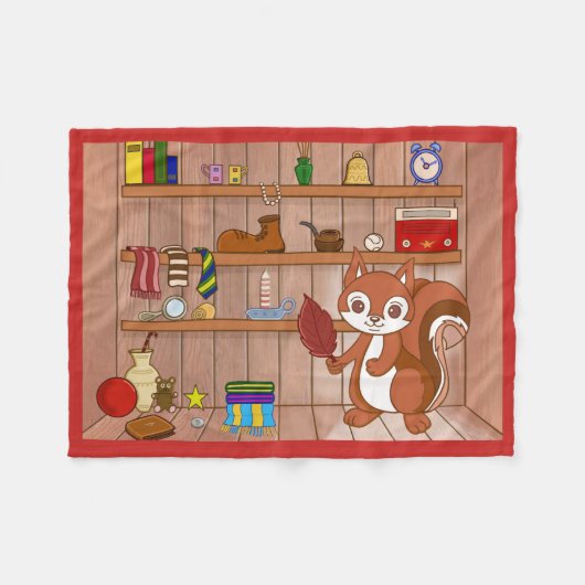 Bubbles in zijn winkel fleece deken (Voorkant (Horizontaal))