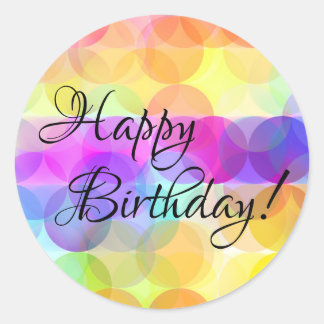 Bubbles - Joyeux Stickers Anniversaire