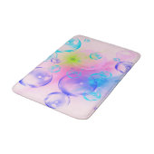 BUBBLES - kleurrijk Abstract Afbeelding van fracta Badmat (Gekanteld)