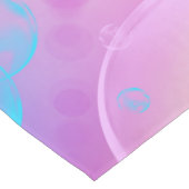 BUBBLES - kleurrijk Abstract Afbeelding van fracta Lange Tafelloper (Hoek)