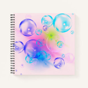 BUBBLES - Kleurrijke Bellen Voor Kinderen - Notitieboek