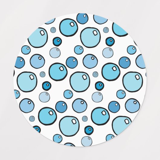 Bubbles Labels (Design 1)