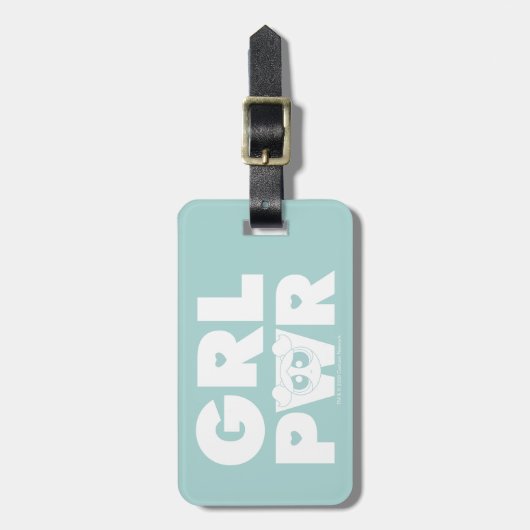 Bubbles: Meisjeskracht Bagagelabel (Voorkant verticaal)