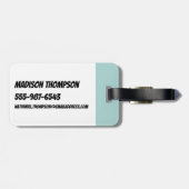 Bubbles: Meisjeskracht Bagagelabel (Achterkant horizontaal)