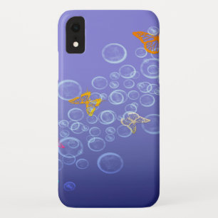 Bubbles n Butterflies iPhone XR Hoesje