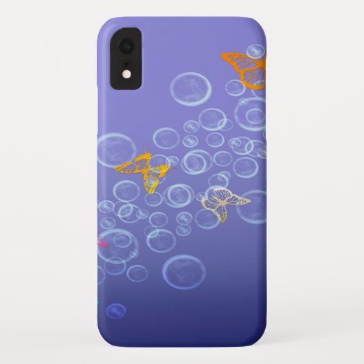 Bubbles n Butterflies Case-Mate iPhone Case (Achterkant)