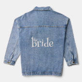 Bubbles of Love: Sprookjesbruid Denim Jacket (Achterkant)
