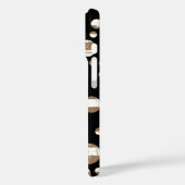 Bubbles op zwart Case-Mate iPhone case (Achterkant / Links)
