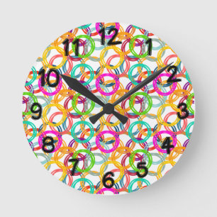 Bubbles, overal bubbels ronde klok