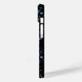 Bubbles patroon 01 zwarte BG Case-Mate iPhone Case (Achterkant / Links)