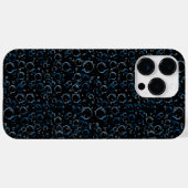 Bubbles Patroon 02.FR.b Black BG Case-Mate iPhone Case (Achterkant (horizontaal))