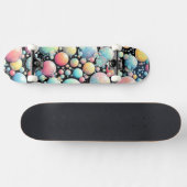 Bubbles Pop Art Skateboard (Horizontaal)