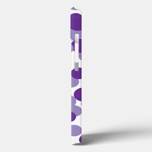 Bubbles pourpres Confetti coque ipad (Verso / Gauche)