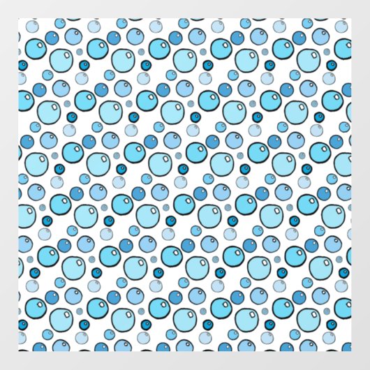Bubbles Raamsticker (Vel)