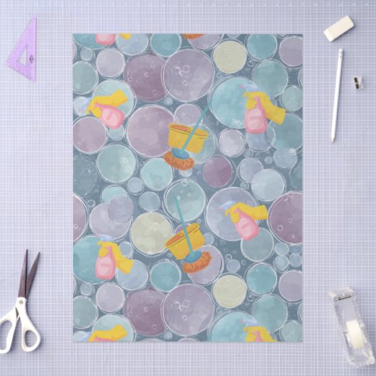 Bubbles reinigen tissuepapier (Craft)