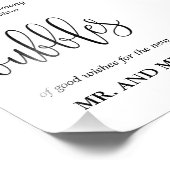 Bubbles sendoff-teken Kies je grootte Foto Afdruk (Hoek)