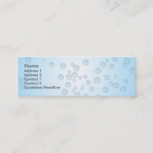 Bubbles - Skinny Mini Visitekaartje