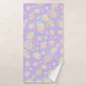 Bubbles - Snoep Paars Badhanddoek (Badhanddoek)