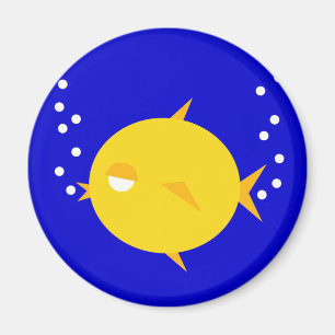 Bubbles the BlowFish_double bubbly Magneet