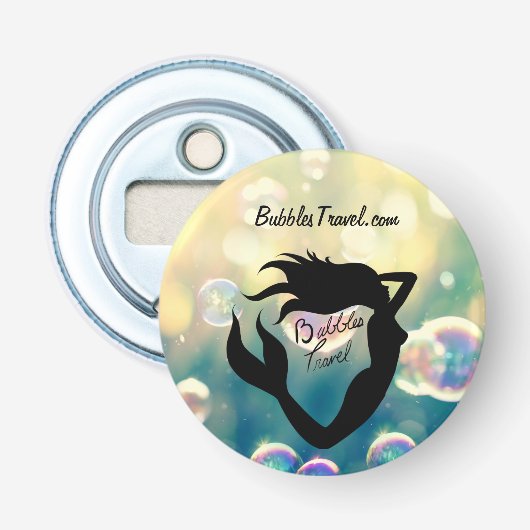 Bubbles Travel Button Flesopener (Voorkant)