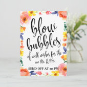 Bubbles voor bruiloft sturen voor afstembare afdru (Staand voorkant)