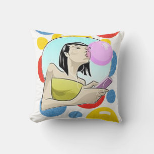 Bubblicious 2 sided Pillow Kussen