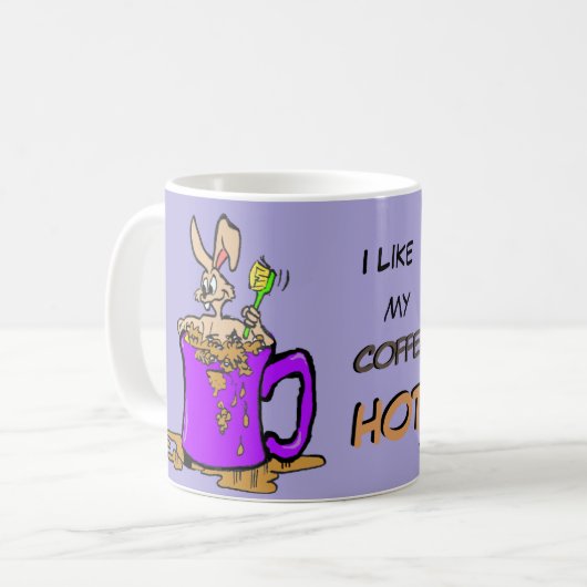 Bubbling Bunny Café Lover Cust. Café Mug (Devant gauche)