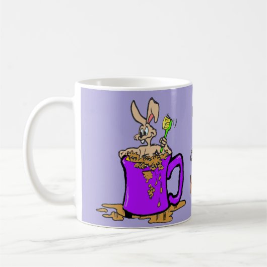 Bubbling Bunny Café Lover Cust. Café Mug (Gauche)