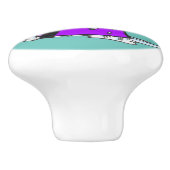 Bubbling Bunny keramische romp Knop (Zijkant)