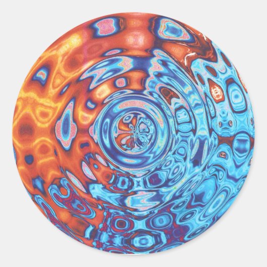 Bubbling Fire Eyes - autocollant (Devant)