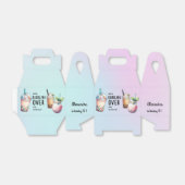 Bubbling over met opwinding bobba thee verjaardag bedankdoosjes (Uitgevouwen)