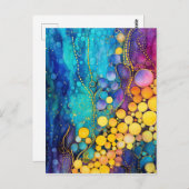 Bubbling Spectrum Briefkaart (Voorkant / Achterkant)